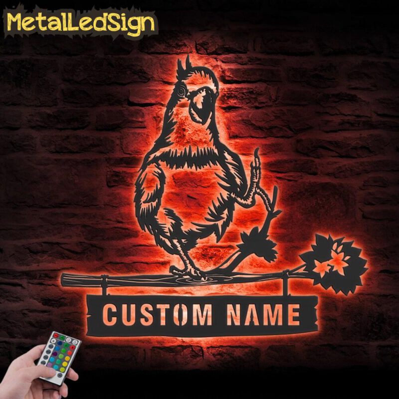 Custom-Cockatoo-Metal-Wall-Art-LED-Light-5.jpg