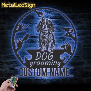 Custom-Cocker-Spainel-Dog-Grooming-Hair-Salon-Metal-Wall-Art-LED-Light-3.jpg