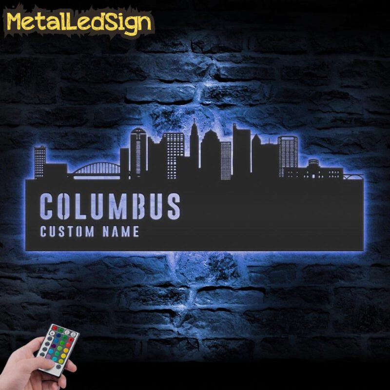 Custom-Columbus-Skyline-Metal-Wall-Art-LED-Light-3.jpg