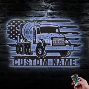 Custom-Concrete-Mixer-Truck-Metal-Wall-Art-Led-Light-3