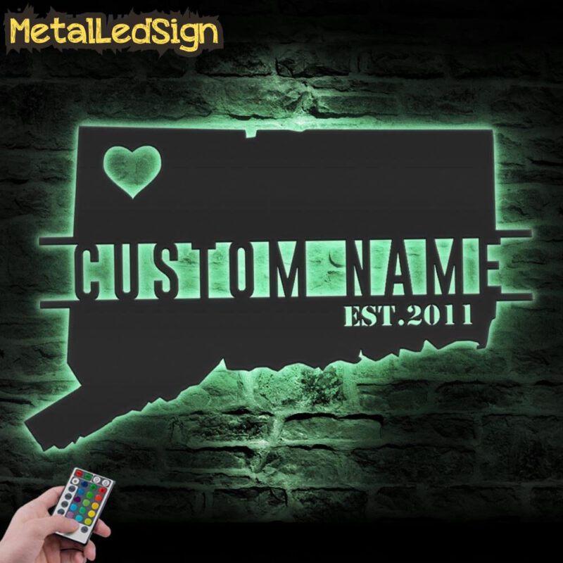 Custom-Connecticut-Map-Metal-Wall-Art-LED-Light-7.jpg