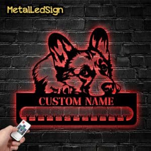 Custom-Corgi-Metal-Medal-Hanger-2