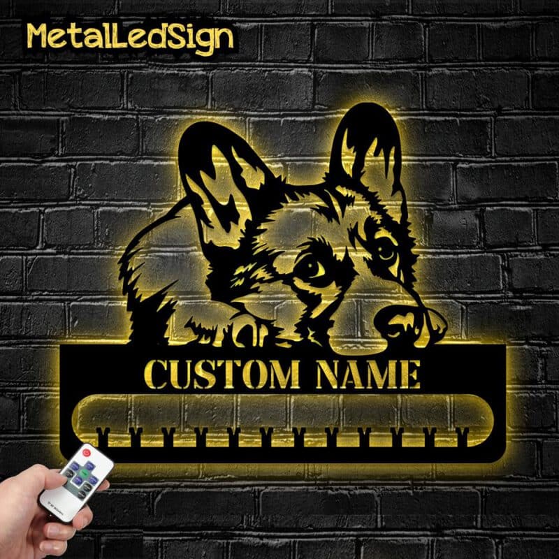 Custom-Corgi-Metal-Medal-Hanger-Images