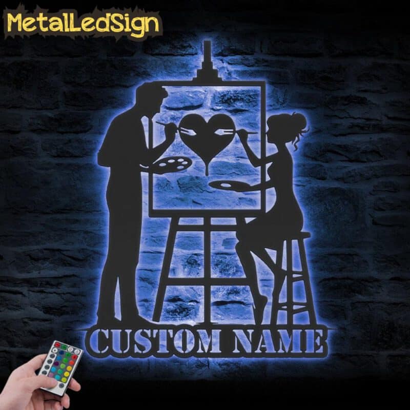 Custom-Couple-Artist-Metal-Wall-Art-LED-Light-3.jpg