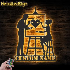 Custom-Couple-Artist-Metal-Wall-Art-LED-Light-Images.jpg