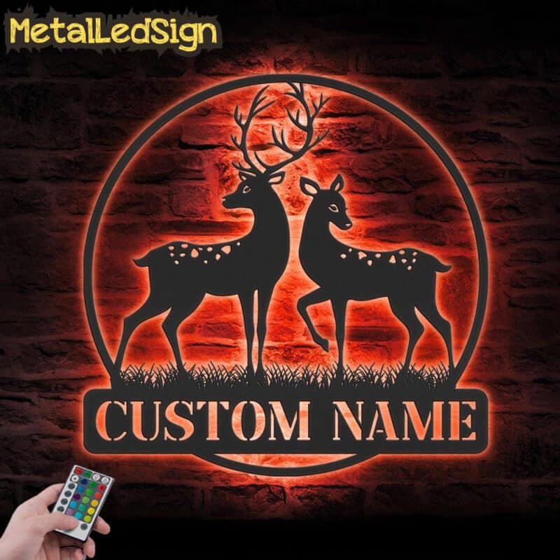 Custom-Couple-Deer-Hunting-Metal-Wall-Art-LED-Light-5-2.jpg