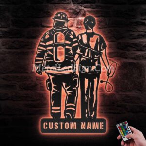 Custom-Couple-Doctor-Firefighter-Metal-Wall-Art-Led-Light-6