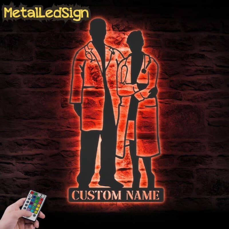 Custom-Couple-Doctor-Metal-Wall-Art-LED-Light-5.jpg