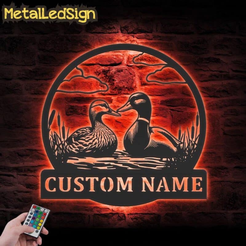 Custom-Couple-Duck-Farm-Metal-Wall-Art-LED-Light-5.jpg