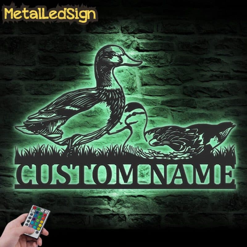 Custom-Couple-Duck-Love-Metal-Wall-Art-LED-Light-7.jpg