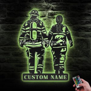 Custom-Couple-Firefighter-Metal-Wall-Art-Led-Light-6