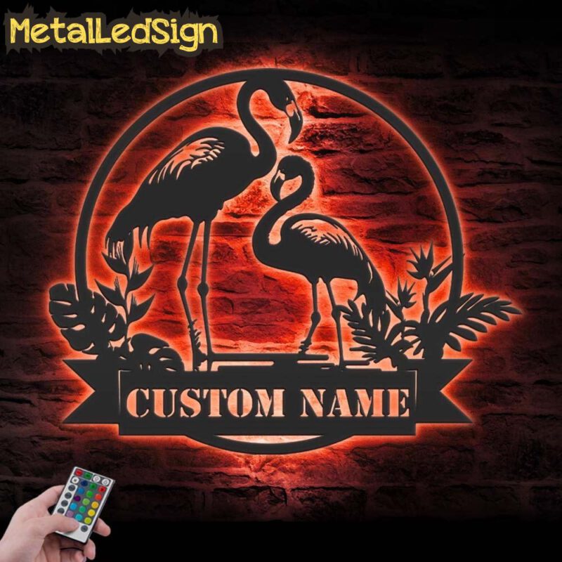 Custom-Couple-Flamingo-Metal-Wall-Art-LED-Light-5-1.jpg