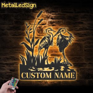 Custom-Couple-Heron-Bird-Metal-Wall-Art-LED-Light-Images.jpg