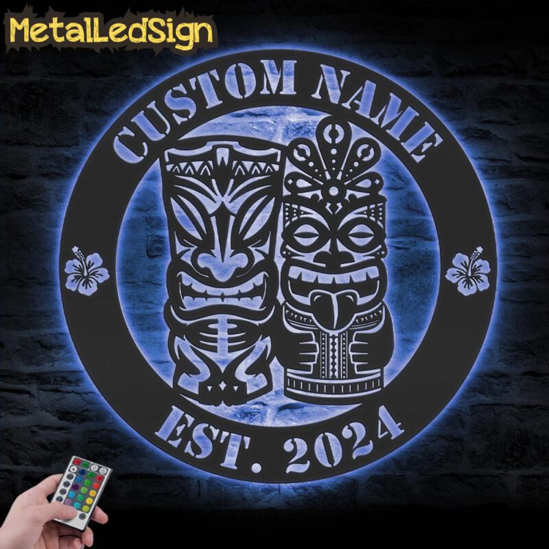 Custom-Couple-Ku-and-Kanaloa-Tiki-Bar-Metal-Wall-Art-Led-Light-3.jpg