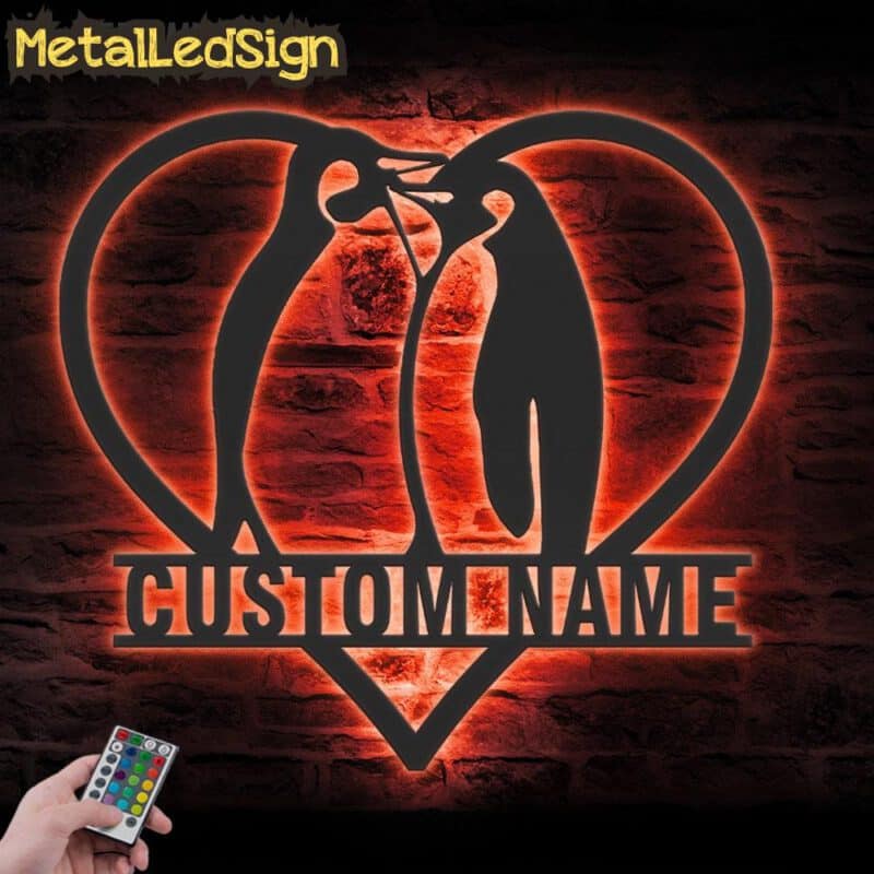 Custom-Couple-Penguin-Love-Metal-Wall-Art-LED-Light-5.jpg