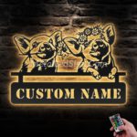 Custom-Couple-Pig-Farmhouse-Metal-Wall-Art-Led-Light-Images