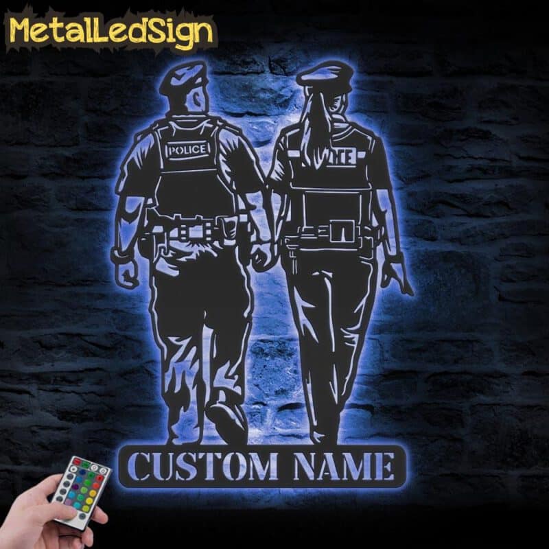 Custom-Couple-Police-Metal-Wall-Art-LED-Light-3.jpg