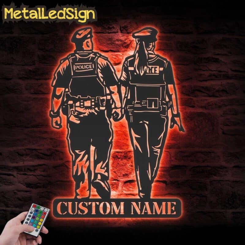 Custom-Couple-Police-Metal-Wall-Art-LED-Light-5.jpg