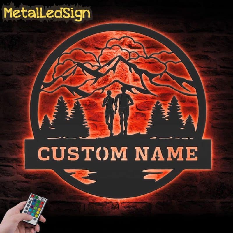 Custom-Couple-Trail-Running-Metal-Wall-Art-LED-Light-5.jpg