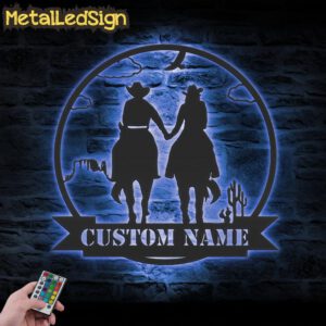 Custom-Cowboy-Cowgirl-Couple-Metal-Wall-Art-LED-Light-3.jpg