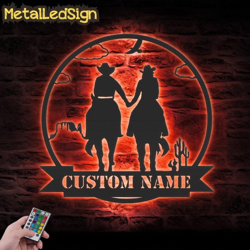 Custom-Cowboy-Cowgirl-Couple-Metal-Wall-Art-LED-Light-5.jpg