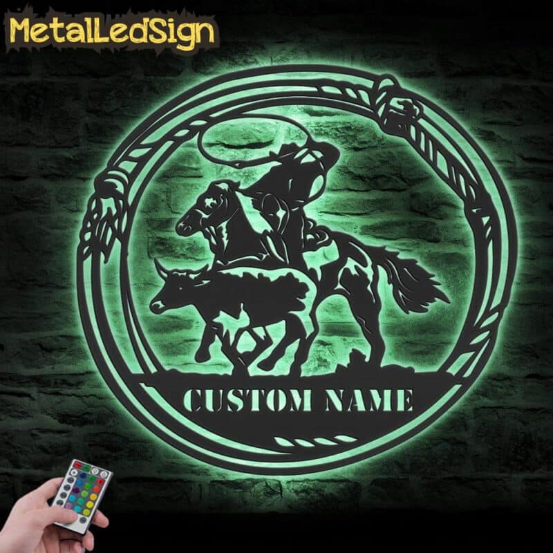 Custom-Cowboy-Roping-Metal-Wall-Art-LED-Light-7.jpg