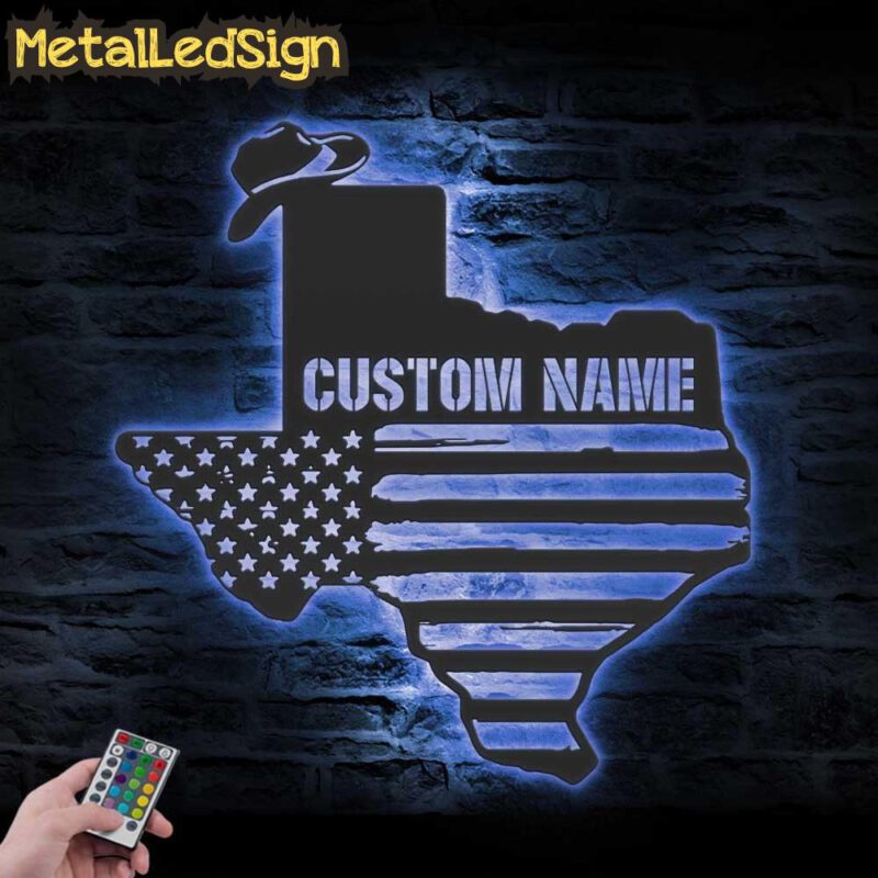 Custom-Cowboy-Texas-Map-US-Flag-Metal-Wall-Art-LED-Light-3.jpg