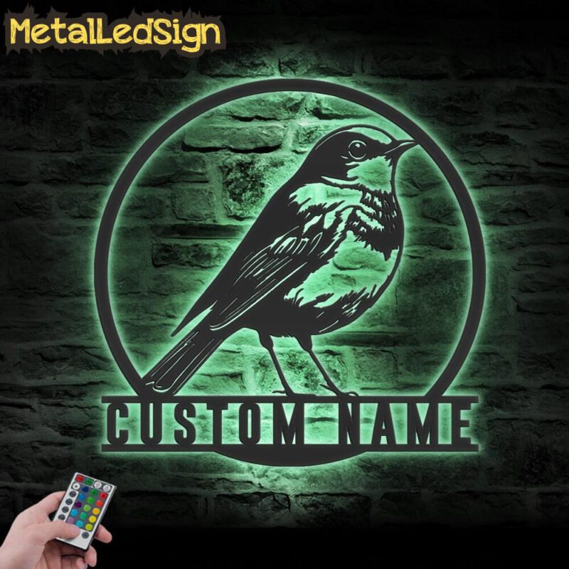 Custom-Cute-American-Robin-Metal-Wall-Art-LED-Light-7.jpg