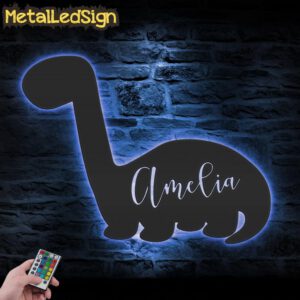 Custom-Cute-Baby-Dinosaur-Metal-Wall-Art-LED-Light-3-1.jpg