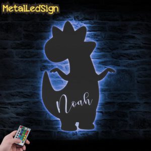 Custom-Cute-Baby-Dinosaur-Metal-Wall-Art-LED-Light-3.jpg