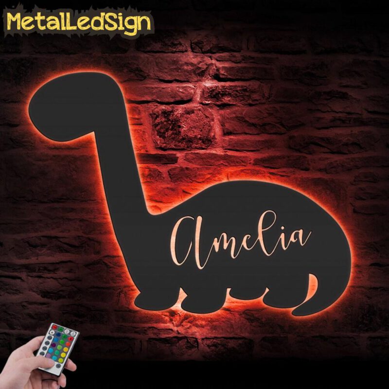 Custom-Cute-Baby-Dinosaur-Metal-Wall-Art-LED-Light-5-1.jpg