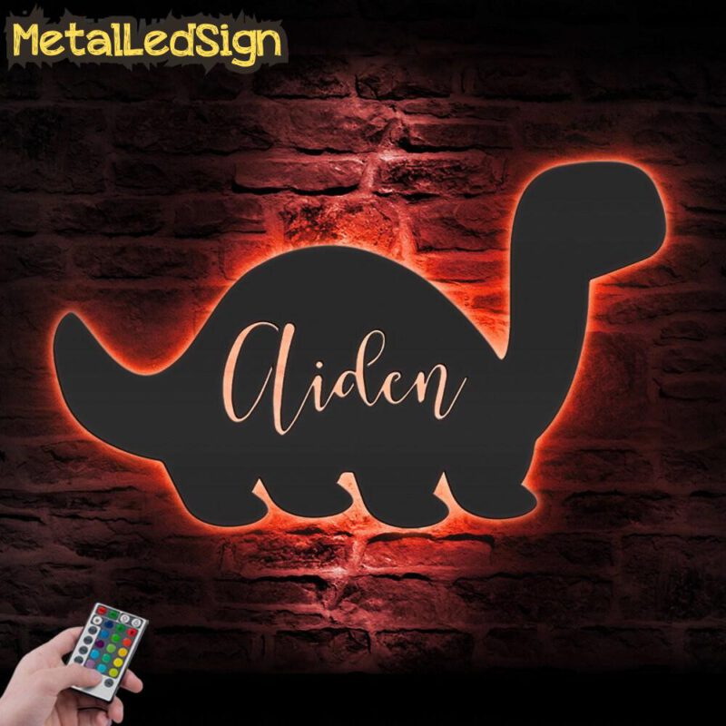 Custom-Cute-Baby-Dinosaur-Metal-Wall-Art-LED-Light-5-4.jpg