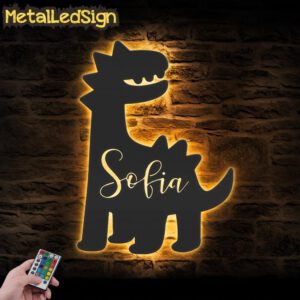 Custom-Cute-Baby-Dinosaur-Metal-Wall-Art-LED-Light-Images-2.jpg