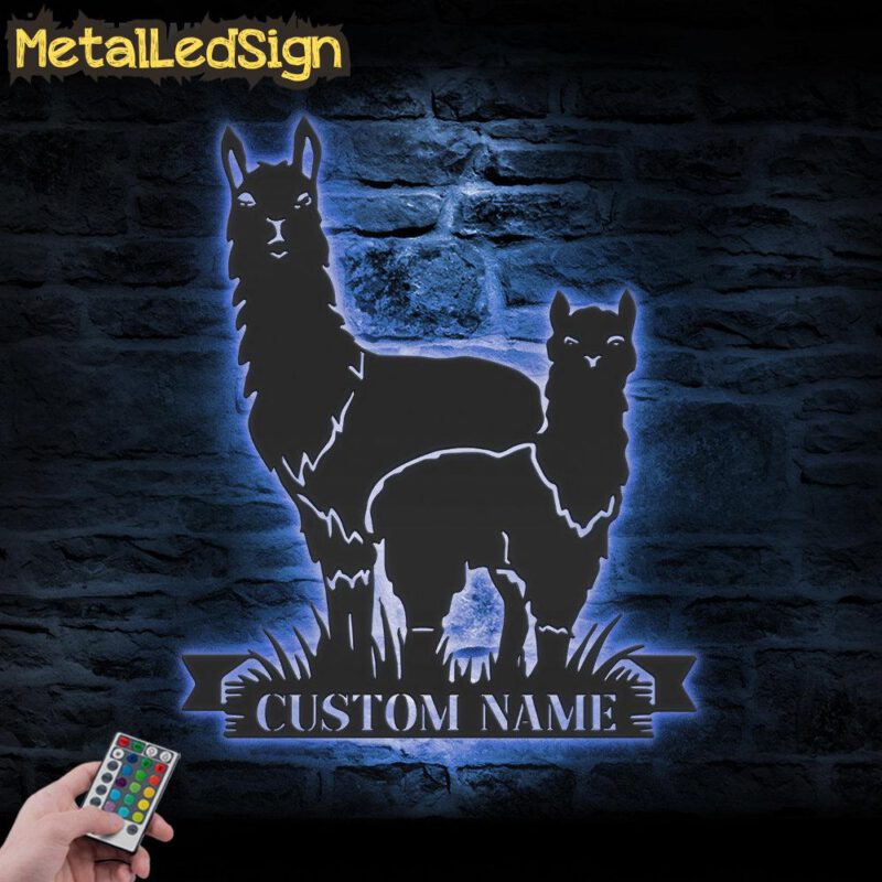 Custom-Cute-Couple-Alpaca-Llama-Love-Metal-Wall-Art-LED-Light-3.jpg