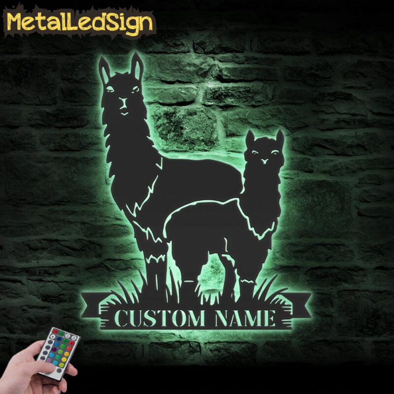 Custom-Cute-Couple-Alpaca-Llama-Love-Metal-Wall-Art-LED-Light-5.jpg