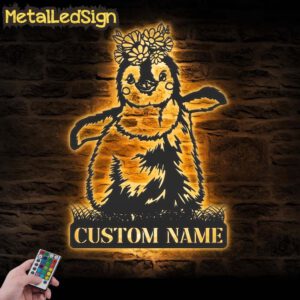 Custom-Cute-Floral-Penguin-Metal-Wall-Art-LED-Light-Images.jpg