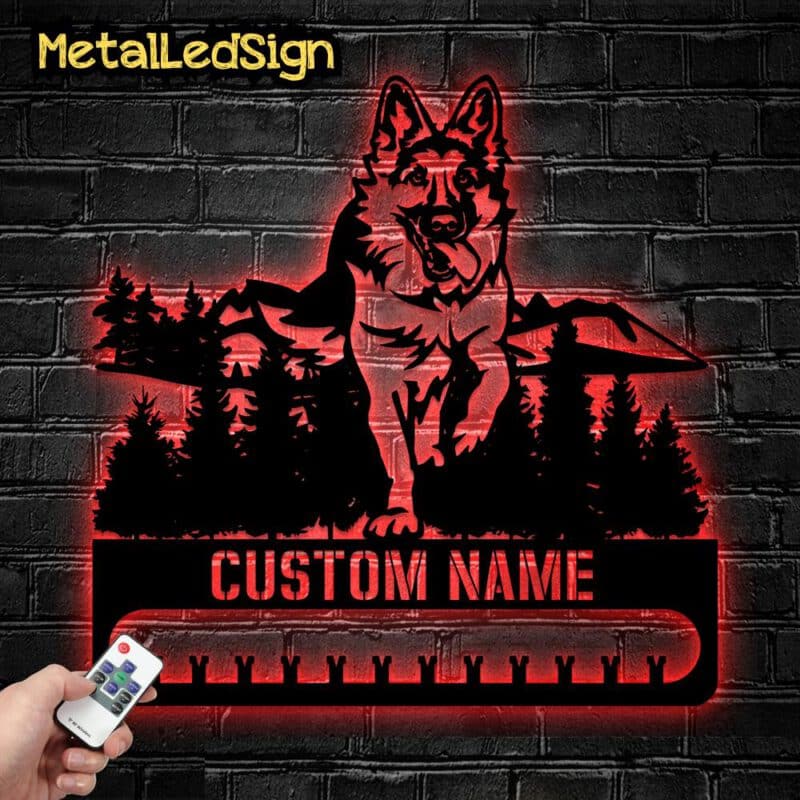 Custom-Cute-Gsd-German-Shepherd-Medal-Hanger-2