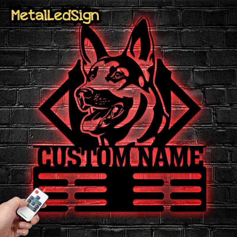 Custom-Cute-Gsd-German-Shepherd-Metal-Hanger-2