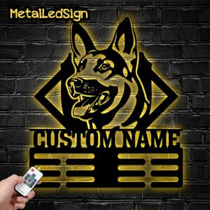 Custom-Cute-Gsd-German-Shepherd-Metal-Hanger-Images