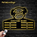 Custom-Cute-Pug-Dog-Metal-Medal-Hanger-Images