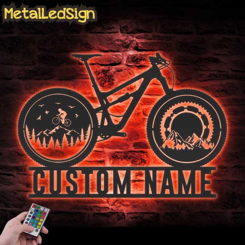 Custom-Cyclist-Mountain-Bike-Metal-Wall-Art-LED-Light-5.jpg