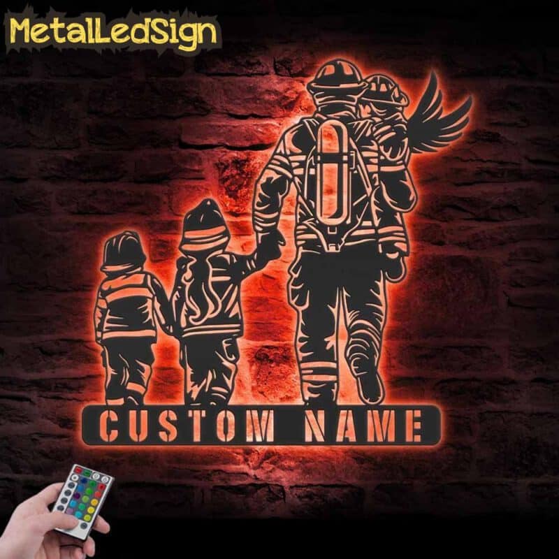 Custom-Daughter-Father-Firefighter-Metal-Wall-Art-LED-Light-5.jpg