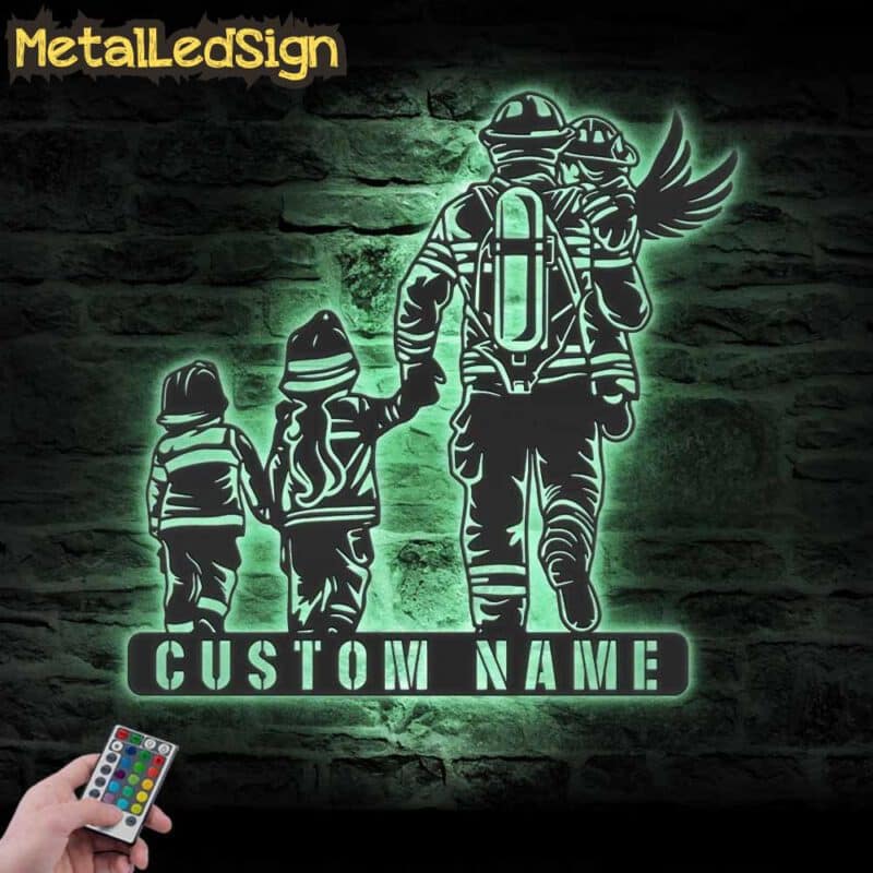 Custom-Daughter-Father-Firefighter-Metal-Wall-Art-LED-Light-7.jpg