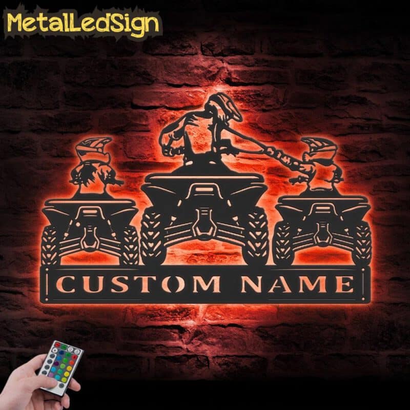 Custom-Daughter-Father-Son-ATV-Quad-Biker-Metal-Wall-Art-LED-Light-5.jpg