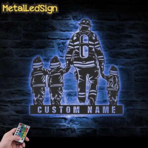 Custom-Daughter-Father-Son-Firefighter-Metal-Wall-Art-LED-Light-3.jpg