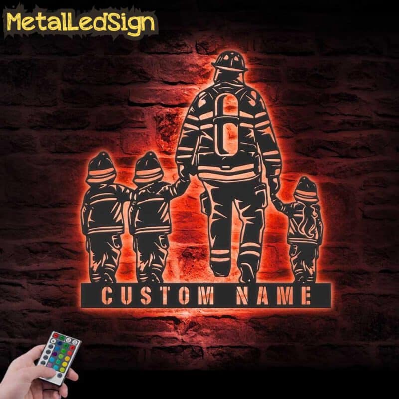 Custom-Daughter-Father-Son-Firefighter-Metal-Wall-Art-LED-Light-5.jpg