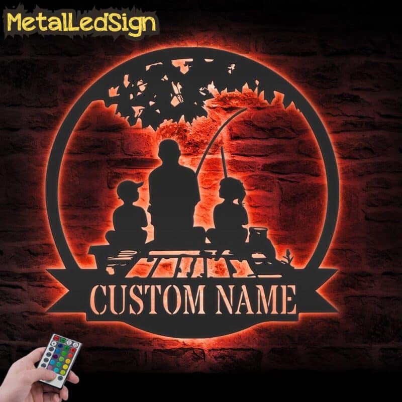 Custom-Daughter-Father-Son-Fishing-Metal-Wall-Art-LED-Light-5.jpg