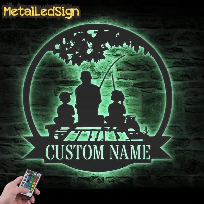 Custom-Daughter-Father-Son-Fishing-Metal-Wall-Art-LED-Light-7.jpg