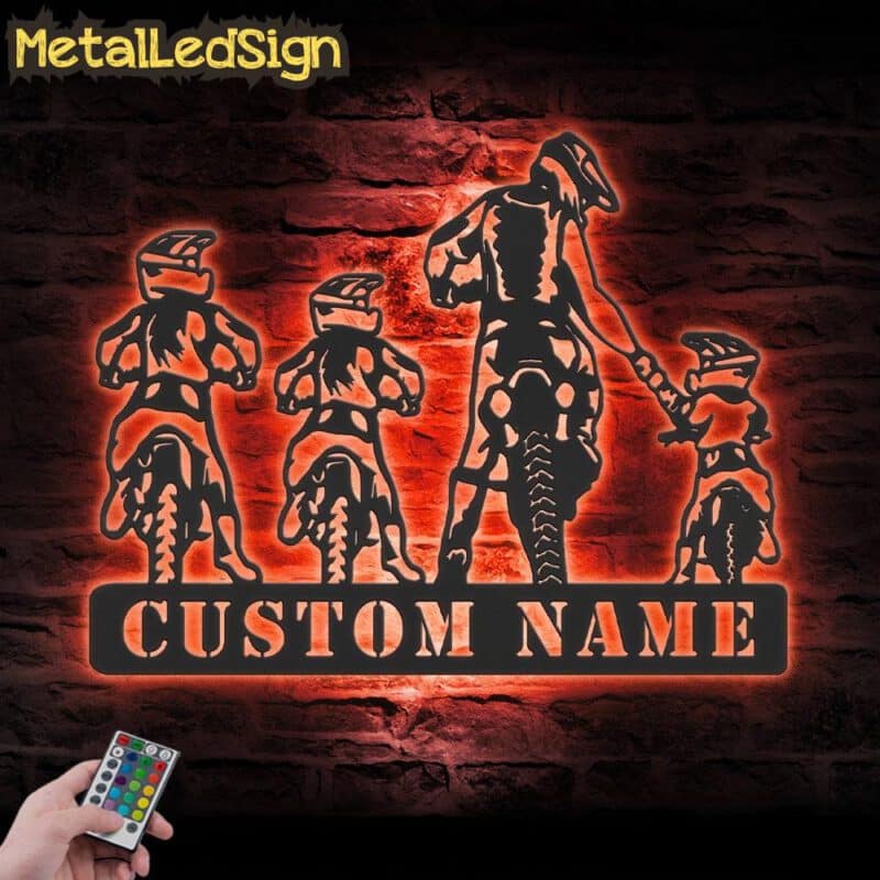 Custom-Daughter-Father-Son-Motocross-Biker-Metal-Wall-Art-LED-Light-5-2.jpg