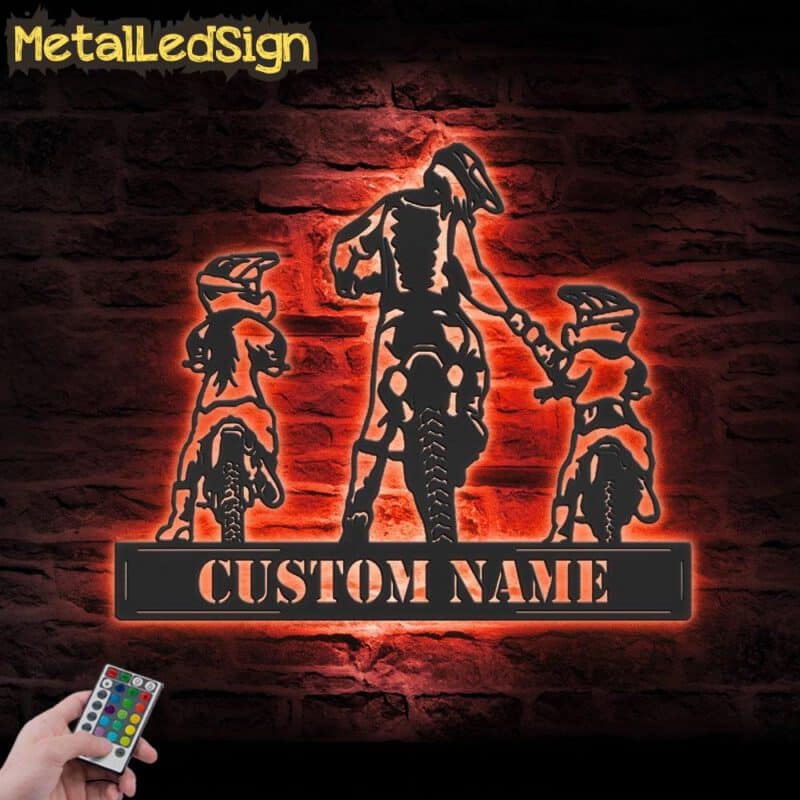 Custom-Daughter-Father-Son-Motocross-Biker-Metal-Wall-Art-LED-Light-5.jpg